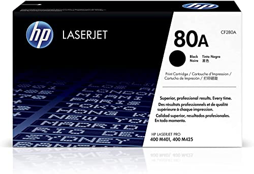 Toner HP LaserJet Original 80A - Preto (CF280A#BG) HP - Cartuchos de toner e jato de tinta - 2700 páginas, laser, preto
