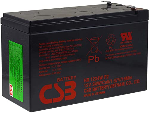 Bateria para Ups APC BK650EI Chumbo Ácido Selado VRLA CSB - Baterias - chumbo-ácido selado, 12 v, 9 Ah, caixa preta
