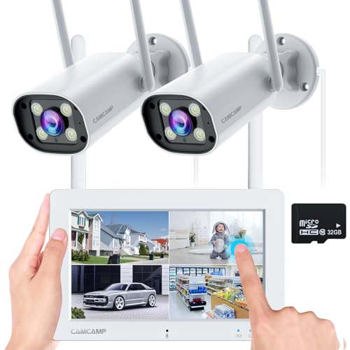 Câmara de Vigilância CAMCAMP com Monitor Portátil Camcamp - Câmeras de vigilância - câmara, vigilância, monitor portátil