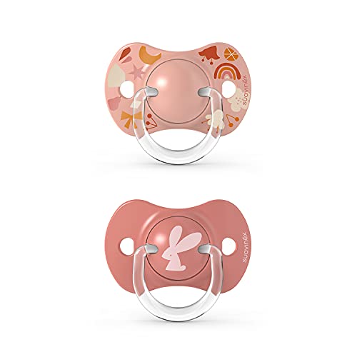 Chupeta SUAVINEX (Silicone - Rosa - 2 Unidades) Suavinex - Chupetas e mordedores - silicone, rosa, 2 unidades, fisiológicos