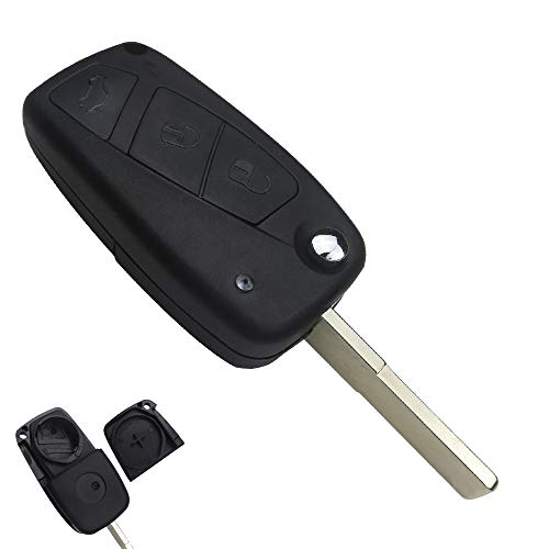 Chave de Fenda para Fiat Panda 2003-2012 | 3 Botões | Comando Remoto Phonillico - Baterias - Fiat Panda, 2003-2012, 3 botões, comando remoto
