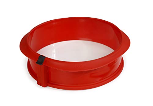 Forma de Cozinha LÉKUÉ Redonda Dupla (Vermelho) Lékué - Formas para bolos e moldes - redonda, dupla, removível, antiaderente