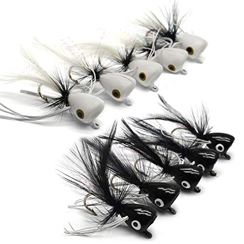 Mosquito Artificial YZD Bass Popper Fly Kit YZD - Isca e anzol - 18g, 15cm, polidoester