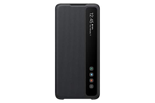 Capa SAMSUNG Galaxy S20 Ultra Clear View Preto SAMSUNG - Capas para telemóveis - clear view, preto, samsung galaxy s20 ultra