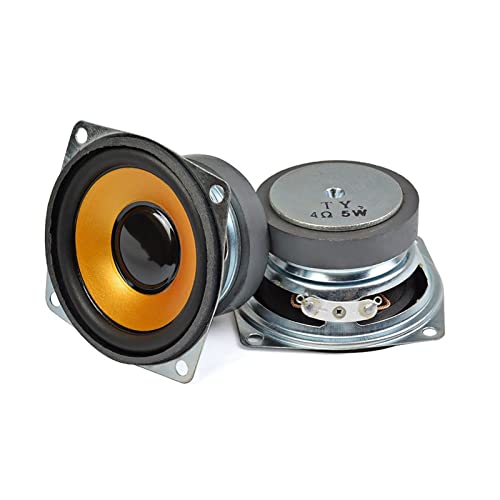 Sibulv 2 Unids 4 Ohm 5W Audio Altifalante de Áudio 2.5 Polegadas 66 Mm Rango Completo Cono de Goma sibulv - Alto-falantes - sibulv, unid, ohm, áudio, altifalante, áudio