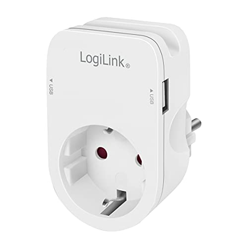 Adaptador LOGILINK 2xUSB + Smartphone Holder Logilink - Inversores de energia - 2xUSB, suporte smartphone, carregamento