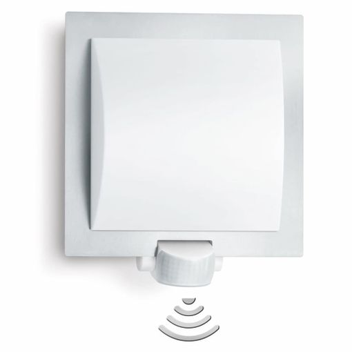 Candeeiro Exterior de Parede STEINEL L20 Prateado Steinel - Luminárias de parede - exterior, parede, sensor, prateado