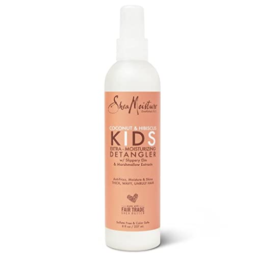 Spray para o Cabelo COCONUT & HIBISCUS Kids Detangler (200 ml) SHEA MOISTURE - Cuidados com o cabelo - detangling, coco, hibiscus, 200 ml
