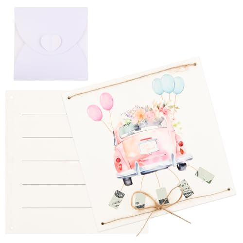 Cartão de Casamento WISEBOM (Multicor - 15x20 cm) Wisebom - Cartões de cumprimentos e de nota - multicor, 15x20 cm, reflexivo, corda