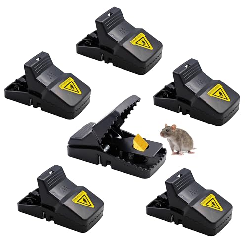 Conjunto de 6 Armadilhas para Ratos PECEWLOS Pecewlos - Controle de pragas - armadilha, rato, conjunto, 6 unidades