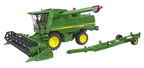 Trator Infantil JOHN DEERE T670I Verde e Amarelo Bruder - Caminhões de brinquedo & veículos de construção - infantil, verde amarelo, 2 partes, ajustável