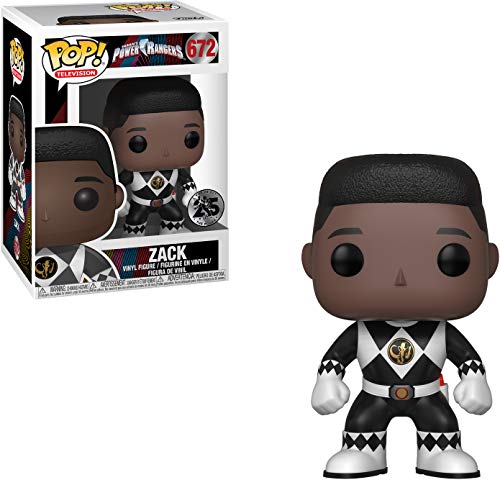 Figura FUNKO Pop! Power Rangers Black Ranger No Helmet Funko - Bonecos de ação e brinquedo - Power Rangers, Black Ranger, vinil, 9 cm