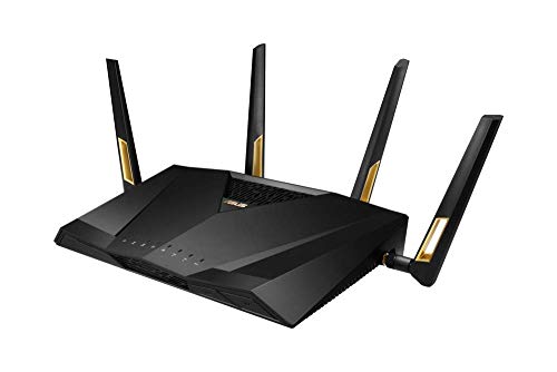 Router ASUS RT-AX88U Gaming (Wi-Fi 6 (802.11ax) Dual Band AX6000 AiMesh) ASUS - Pontes e roteadores - rt-ax88u, gaming, wifi 6, dual-band, ax6000, ai mesh