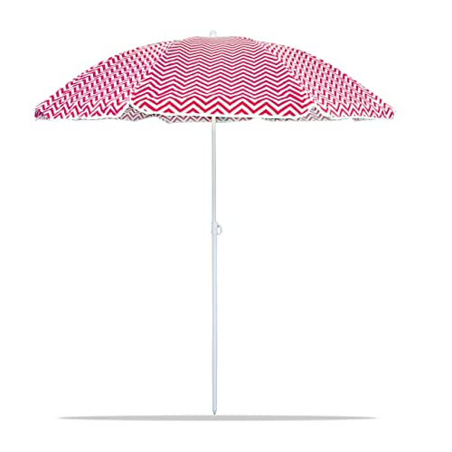 Guarda-Sol de Praia com Proteção UV Acomoda Textil Orpatex - Móveis de exterior - proteção UV, ajustável, poliéster