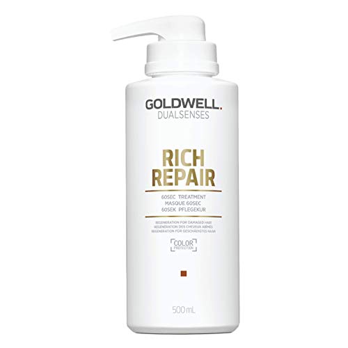 Loção para o Cabelo GOLDWELL Dualsenses Rich Repair Tratamento 60Sec (500 ml) Goldwell - Shampoo & condicionador - reparador, 60 segundos, 500 ml, unissex
