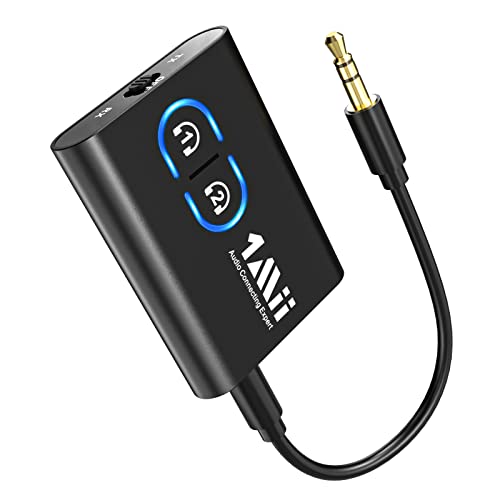 Adaptador Bluetooth 1Mii BT-AUX-02 | Preto 1Mii - Transmissores de áudio - bluetooth, tv adapter, preto