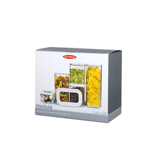 Conjunto de recipientes MEPAL (3 peças) MEPAL - Recipientes de armazenamento de alimentos - 3 peças, 45 litros, borracha, apilhável