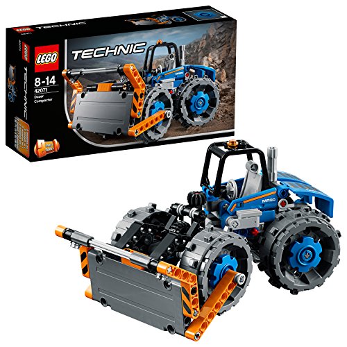 LEGO Technic Bulldozer compactador (Idade mínima: 8) LEGO - Brinquedos de conjunto de construção - compactador, pala, rotação, 8 anos