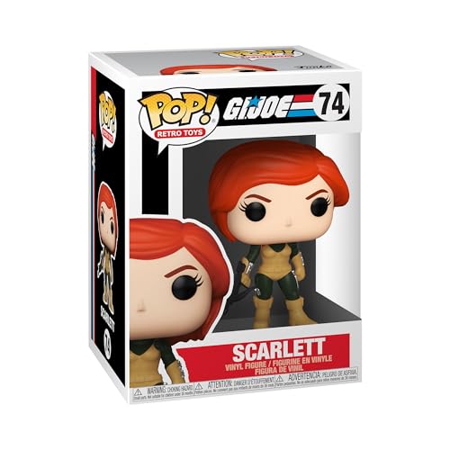 Figura FUNKO POP! G.I. Joe: Scarlett (G.I. Joe) Funko - Brinquedos - funko pop, g.i. joe, scarlett, vinil, 9 cm