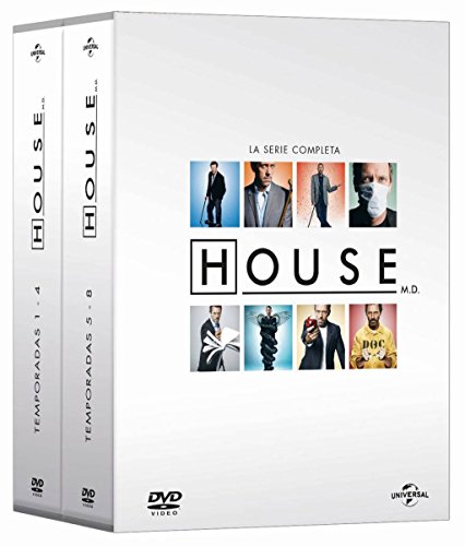 DVD House (Complete Series) (Edição em Espanhol) UNIVERSAL - Dvds e vídeos - dvd, house, complete series, espanhol