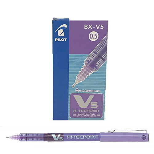 Esferográfica Rollerball PILOT V5 Violeta Pilot - Canetas - rollerball, violeta