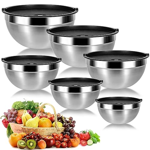 Conjunto de Cozinha CINNANI 6 Conjunto de Aço Inoxidável Cinnani - Tigelas - aço inoxidável, 6 peças, 12L, elegante