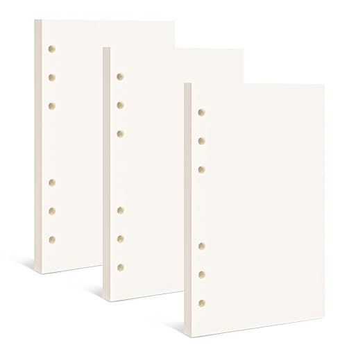 Roosea 180 Folhas de Recarga A5 com 6 Argolas Roosea - Papel para fichários - 180 folhas, A5, 6 argolas, 100g/m²
