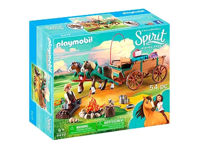 Figuras de Brincar PLAYMOBIL Spirit Papa Fortu PLAYMOBIL - Brinquedos - figuras, brincar, playmobil spirit, papa fortu, heróis, aventuras