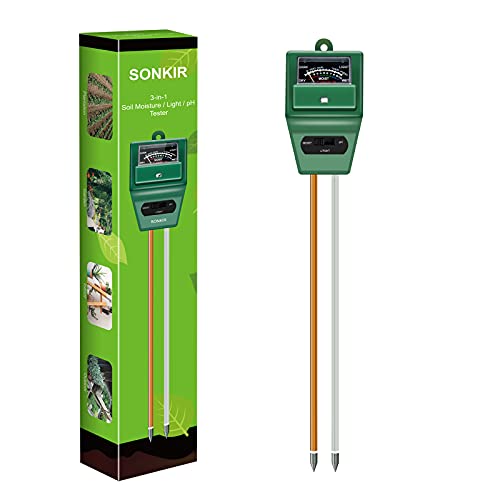 Medidor de pH 3 em 1 SONKIR Verde e Branco Sonkir - Medidores de umidade - ph, temperatura, sal, led