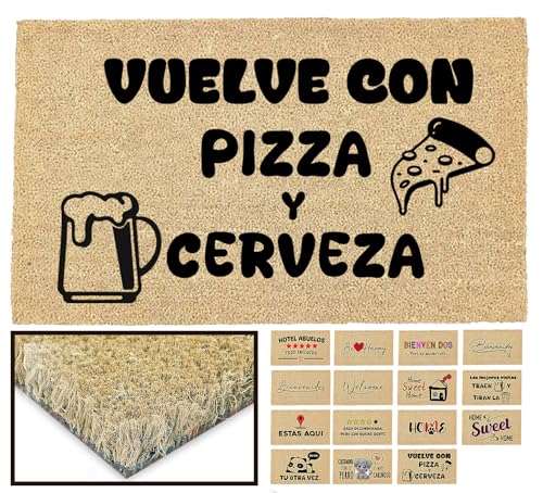 Tapete Decorativo LUCAHOME Coco (Multicolor - 40 x 70 cm) LUCA HOME - Tapetes de porta - multicolor, 40 x 70 cm, fibras neutras, alta qualidade