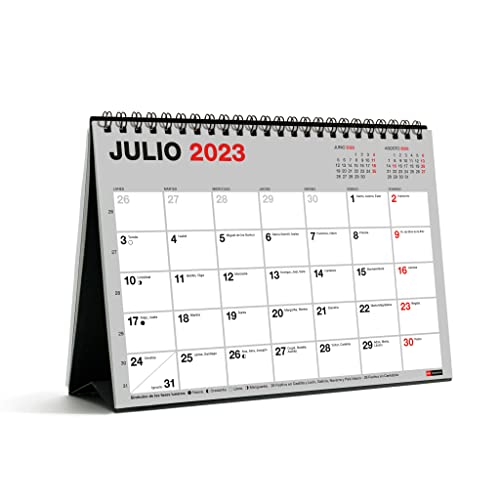 Calendário ERIK EDITORES de Mesa Miquelrius (A5) MIQUELRIUS - Calendários, organizadores e planejadores - A5, espaços para anotar, notas, papel 150 g/m²
