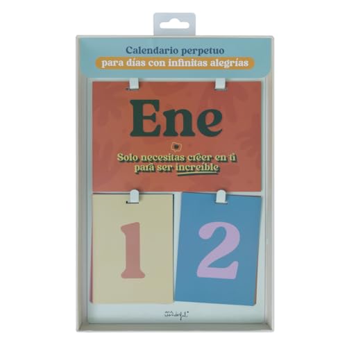 Calendário ERIK EDITORES Muito bem-vindo ao seu melhor ano (Inglês - 18.5x30cm) mr.wonderful comunication,s.l. - Calendários, organizadores e planejadores - calendário, parede, eterno, ano, marcadores