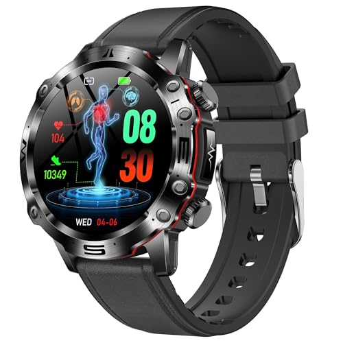 Smartwatch ABPWO 2024 (Bluetooth - Silicona - Preto) ABPWO - Óculos inteligentes - bluetooth, silicona, preto