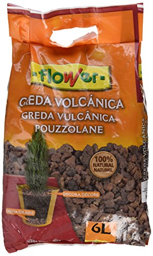 Areia para Plantas FLOWER ARLITA Volcanic Brown (6 L) FLOWER - Solo - rochas vulcânicas, decorativo, drenagem, resistente
