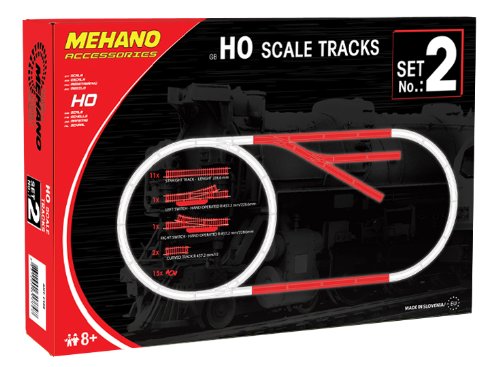 Mehano 4.5m x 1.8m Track Set for HO Scale Model Railway Mehano - Modelismo - 4.5m, 1.8m, HO scale, model railway