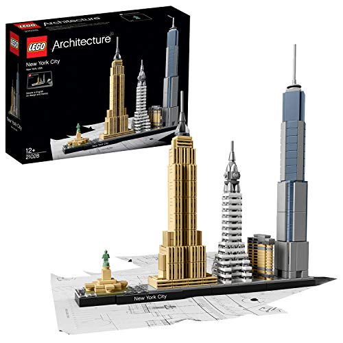 LEGO Architecture - Nova Iorque - 21028 (Idade mínima: 12) LEGO - Blocos de encaixe - nova york, arquitetura, 12 anos, escala