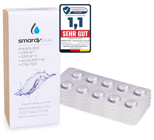 Kit para Testes de Água S.MARDY (Recondicionado Como Novo) Water-i.d. GmbH - Acessórios para piscina e spa - kit, testes de água, ph, cloro livre, cloro combinado, alcalina, ácido