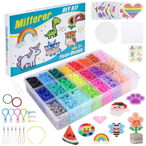 Kit de Perlas para Planchar 5 Mm 6300 Peças Mifferer - Materiais de arte e artesanato - kit, perlas, planchar, 5 mm, 6300 peças