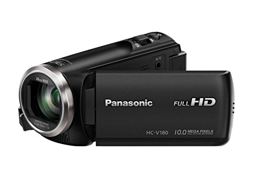 Câmara de Filmar PANASONIC HC-V180EG-K (Full HD) Panasonic - Câmeras - full hd, avchd, mp4, 480p, 720p, 1080p