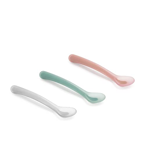 Suavinex Silicone Spoon 1 Peça(s) (Recondicionado Como Novo) Suavinex - Talheres - silicone, preto, cinzento, lavável à mão