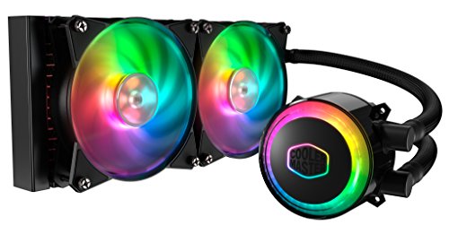 Water Cooler CPU COOLER MASTER MasterLiquid ML240R RGB Addressable Cooler Master - Peças de refrigeração de sistema de computador - cpu, rgb, addressable