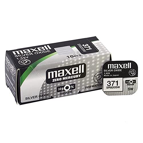 Maxell 371 pilha de bateria (Economia de Energia) Maxell - Baterias de uso geral - economia de energia, ni-mh, 400 mAh, preto