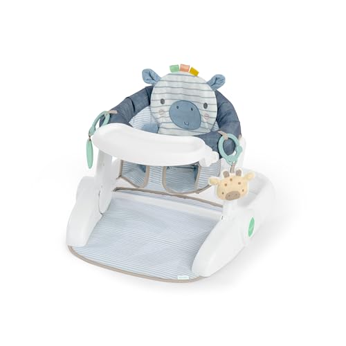 Assento de Chão INGENIOITY Prop Spot Learn-To-Sit Kids2, Inc. - Cadeiras altas e assentos elevatórios - 3 posições, encosto confortável, inserto removível, tapete de jogo