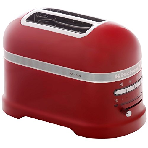 Torradeira KITCHENAID Artisan (2 fatias - Vermelho) KITCHENAID - Torradeiras - 2 fatias, 7 níveis, temporizador, vermelho