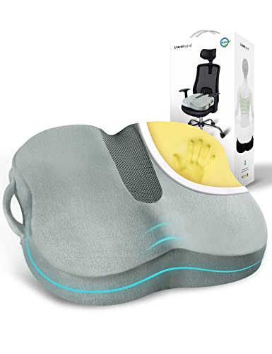 Almofada Ortopédica para Cossis GRAYCLINIC Travel Ease - Almofadas de apoio para as costas e lombar - ortopédica, ajustável, ergonômico, lavável