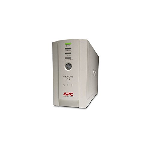 Ups APC Back-Ups CS Linha interativa 325VA 2 tomadas CA APC - Ups - 325 VA, 2 tomadas, 210 W, 50/60 Hz