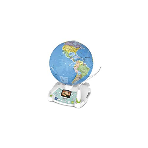 Jogo Didático VTECH Genius XL - Globe vidéo interactif VTech - Brinquedos educativos - jogo didático, vtech genius xl, globo vídeo interactivo, informações mundo, regiões, animais, plantas