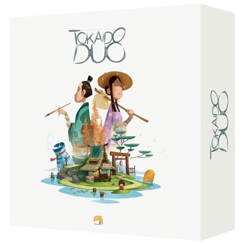 Jogo de tabuleiro ASMODEE Tokaido Duo (8 anos) Juegos - Jogos - tabuleiro, 8 anos, japonês, peregrinos, mercadores