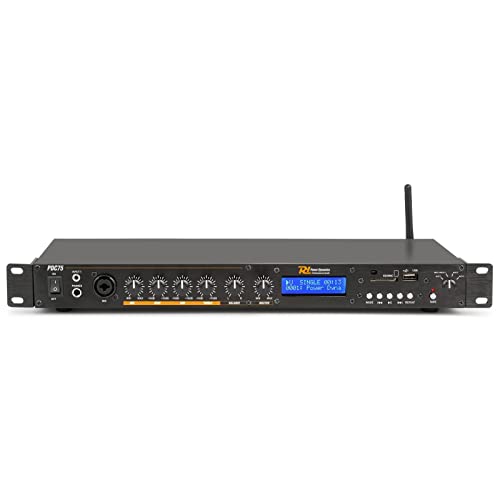 Leitor Multimédia DIGITUS DN-19 PDC75 em Preto POWER DYNAMIC - Reprodutores de mídia e streaming doméstico - reprodutor mp3, usb, SD, receptor bt