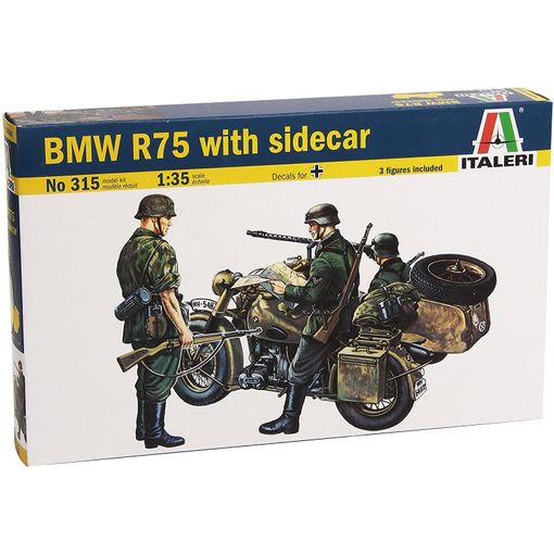 Modelo de Carros ITALERI BMW R75 (Idade Mínima: 3) Italeri - Kits de modelos em escala - BMW R75, idade mínima: 3